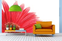 Tapeta Červený kvet - KV 0059