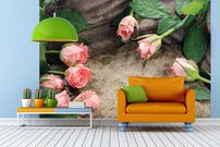 Tapeta Ružové ruže - KV 0021