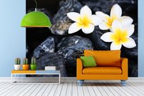 Tapeta Biele kvietky- KV 0077