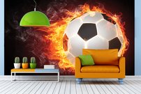 Tapeta Horiaca lopta - OH 0004