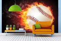 Tapeta Horiaca lopta - OH 0005