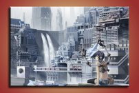 Obraz na stenu Technology future 1