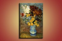 Kvety v modrej váze - VG 0014