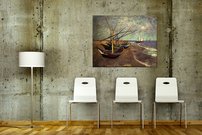 rybárske lode na pláži - VG 0035