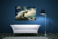 obraz na stenu biely medved - 4