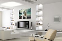 obraz na stenu biely medved - 6