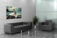 obraz na stenu biely medved - 7